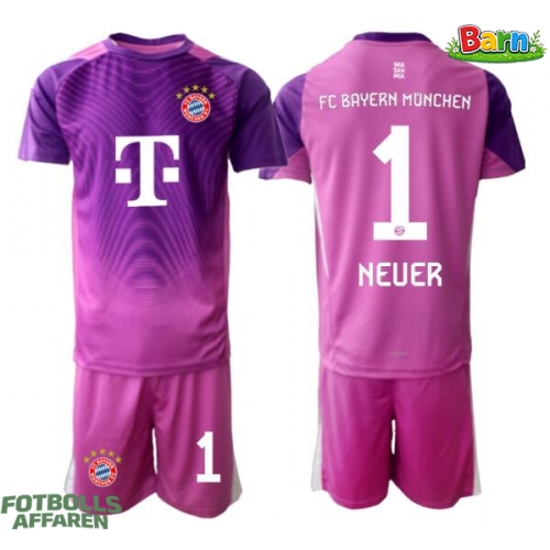 Bayern Munich Manuel Neuer #1 Målvakt Tredjeställ Barn 2025-26 Kortärmad (+ Korta byxor)